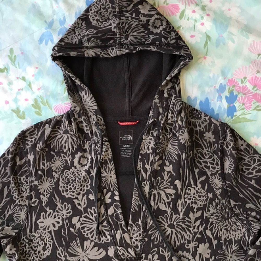 The North Face Hooded Long Sleeve Shirt Wildflowers